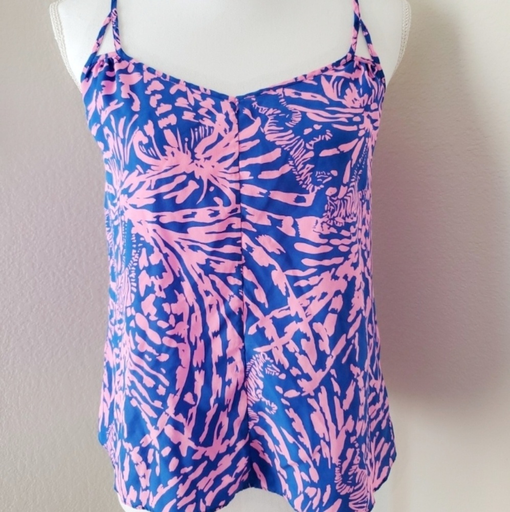 Lilly Pulitzer Racerback Strappy Camisole Tank Top